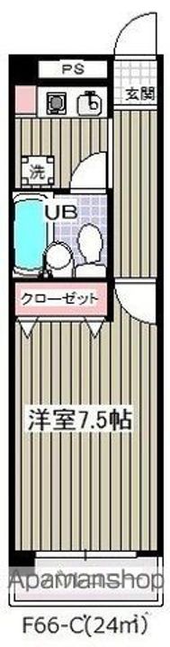 グランシャルム葛西の間取り