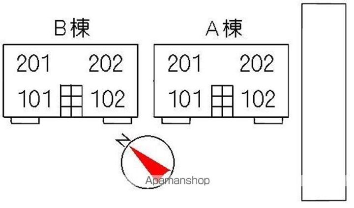 メルベーユ A棟201の内装