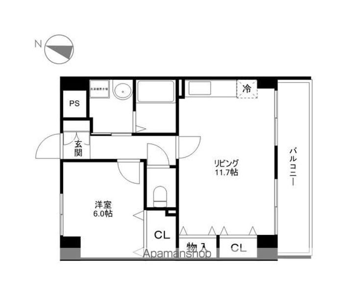 セシルコート501の間取り