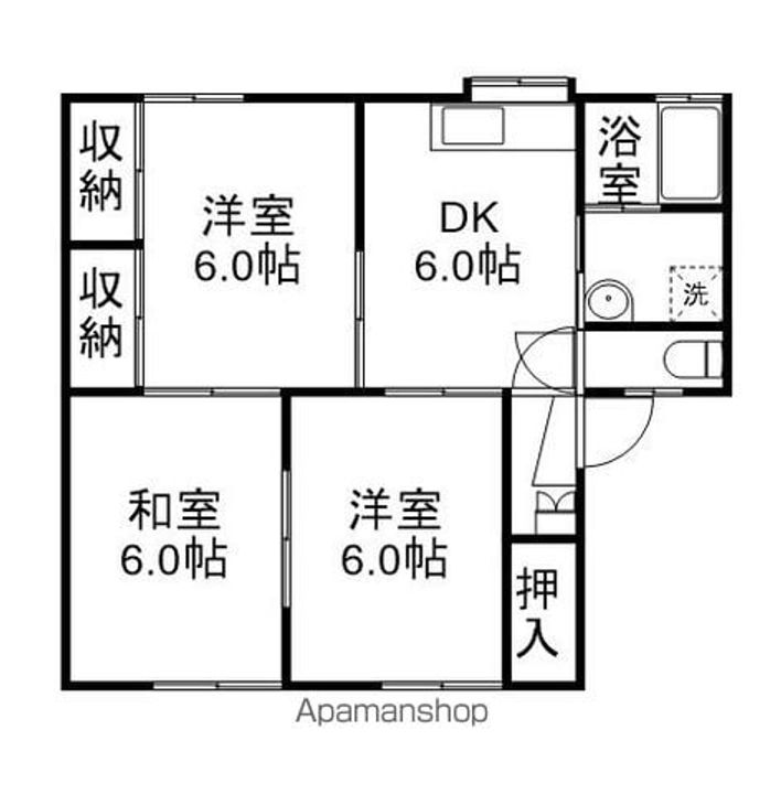 メモアール多賀城102の間取り