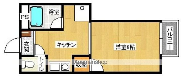 大阪府大阪市住吉区大領3丁目の賃貸マンションの間取り