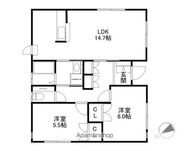 滋賀県蒲生郡竜王町大字薬師(一戸建)の賃貸物件戸建ての間取り