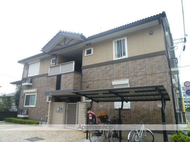 東京都国立市谷保の賃貸アパートの外観