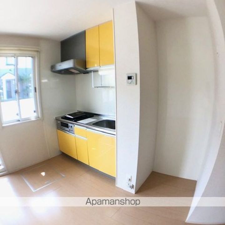 滋賀県大津市大江7丁目の賃貸アパートのキッチン