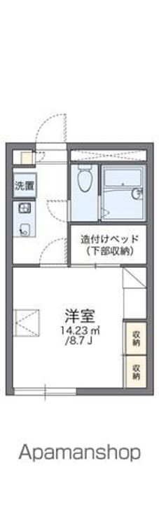 レオパレスPOLARIS104の間取り
