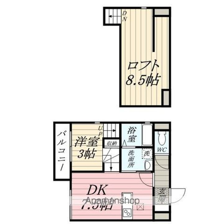CUOREけやき通りの間取り