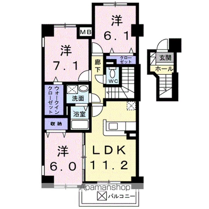 RICHES 21の間取り