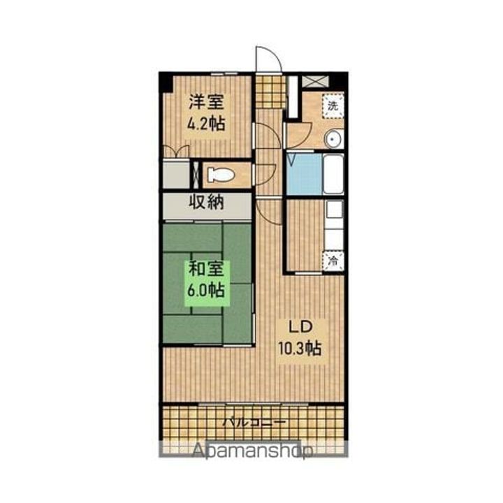 エスト加賀野305の間取り