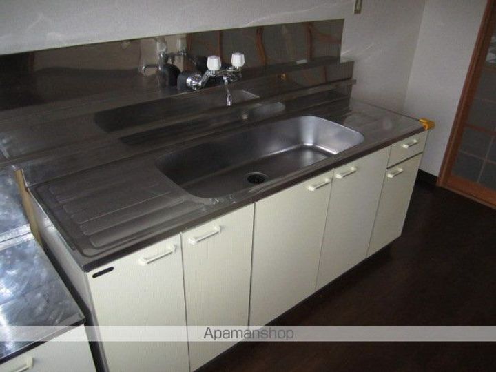 長野県松本市波田の賃貸アパートのキッチン