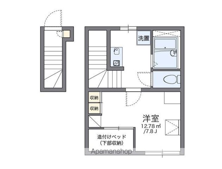 レオパレスJOY202の間取り