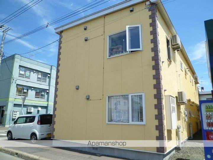 北海道北見市山下町2丁目の賃貸アパートの外観