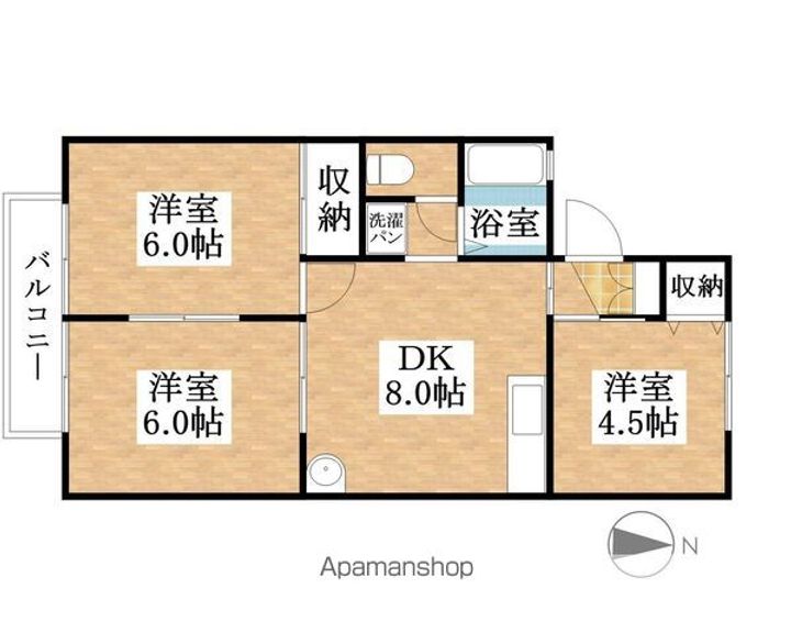 ファミール水瀬の間取り
