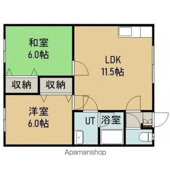 昭栄荘NO.6の間取り