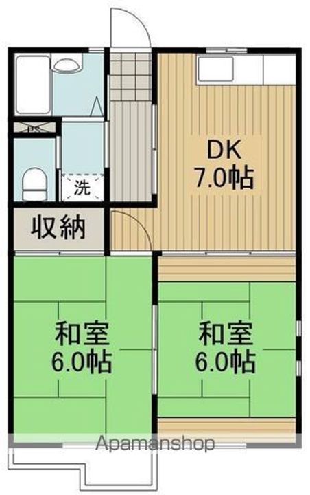葵ハウス103の間取り