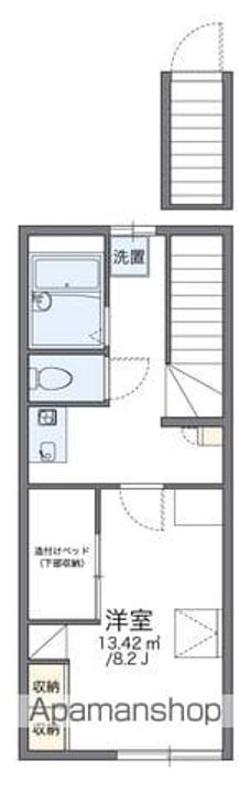 レオパレスオアシスⅡ205の間取り