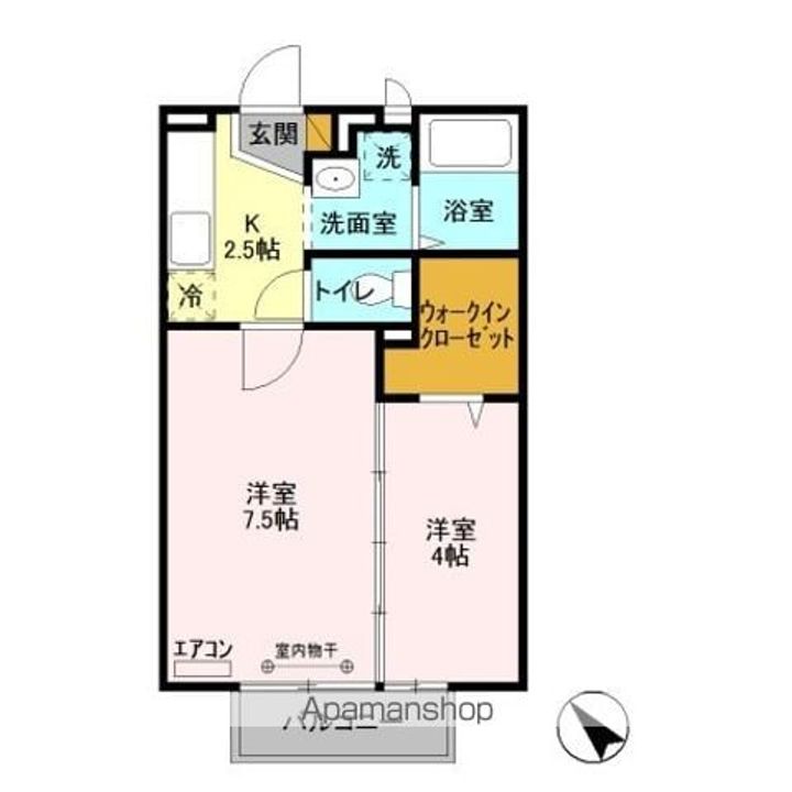 プレスティージュ大月の間取り