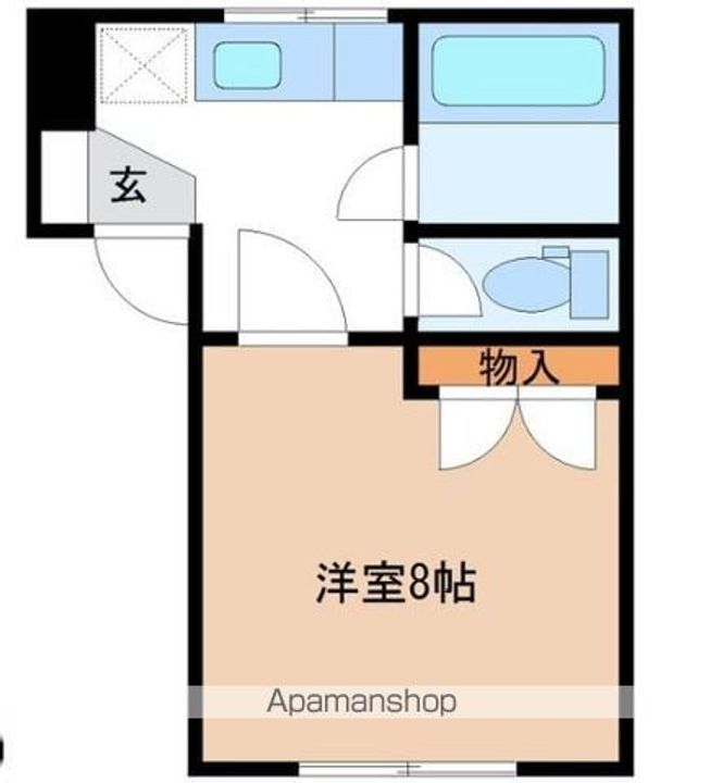 岩手県滝沢市巣子の賃貸アパートの間取り