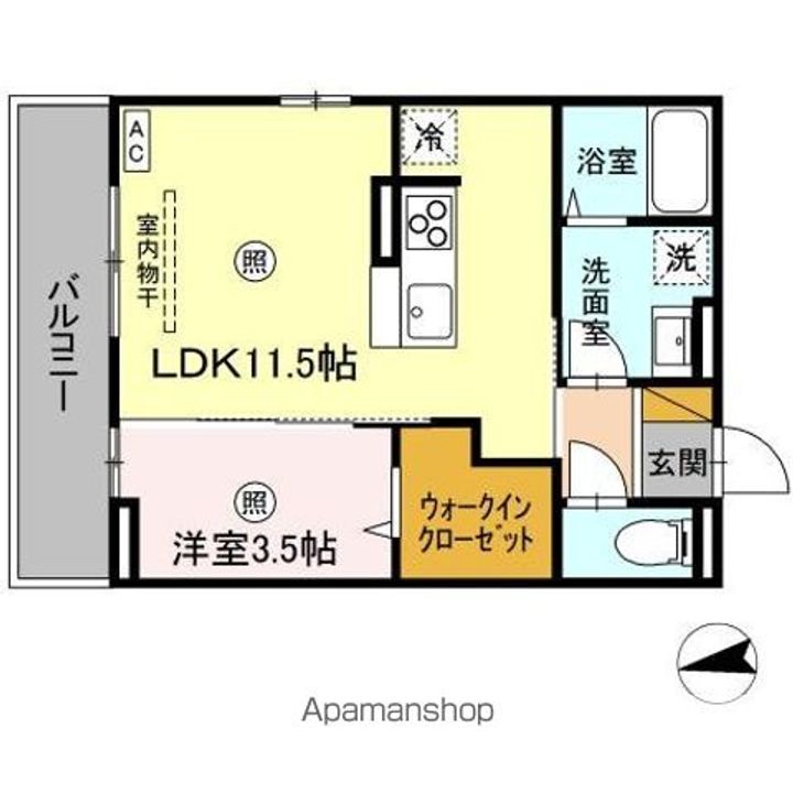 プア メリアの間取り