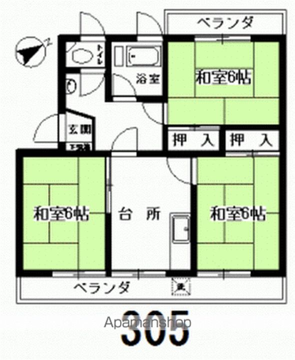 メゾン倉前の間取り