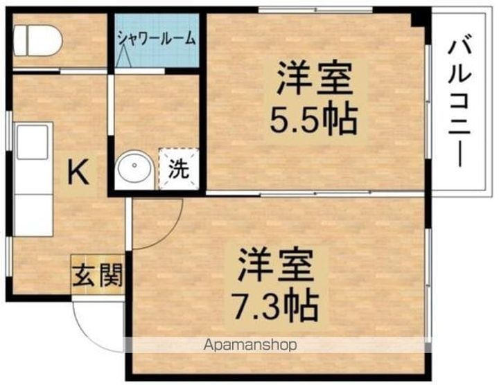 パールメゾン菅野の間取り