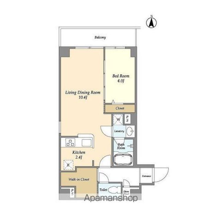 東京都練馬区北町3丁目の賃貸マンションの間取り