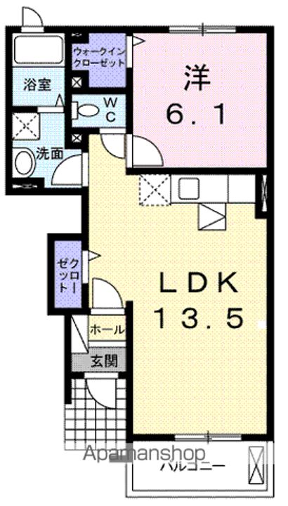 アルカンシェルⅠの間取り