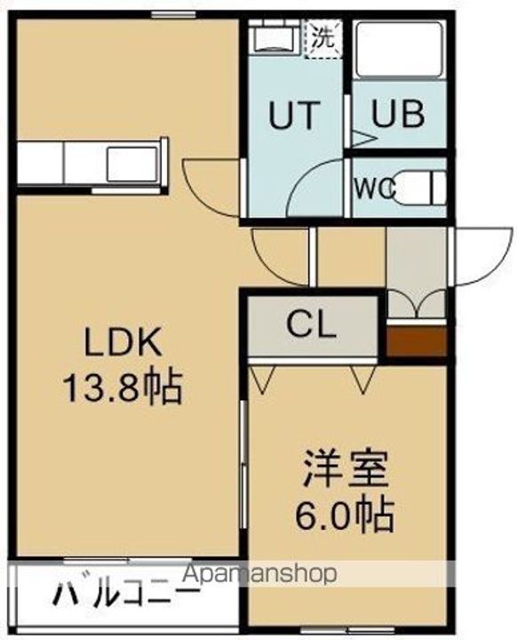 セゾンクレールⅢの間取り