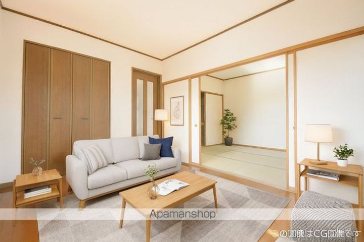 セゾンかすみの居間