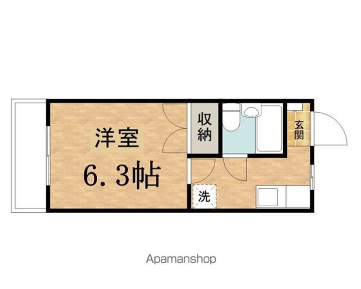カーサ四谷207の間取り