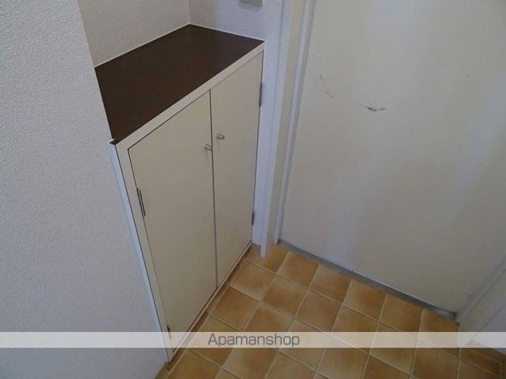 白鷺ハイツ202の玄関