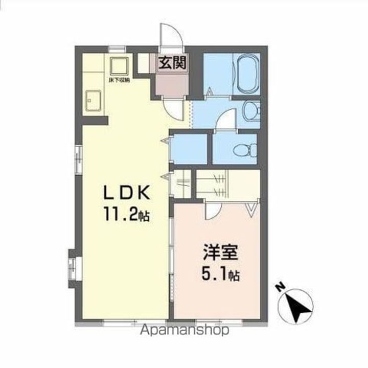 ヴィレッジ中河原の間取り