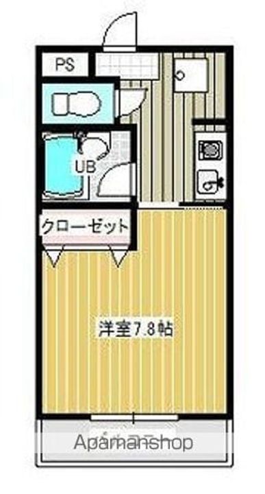 埼玉県上尾市大字瓦葺の賃貸アパートの間取り