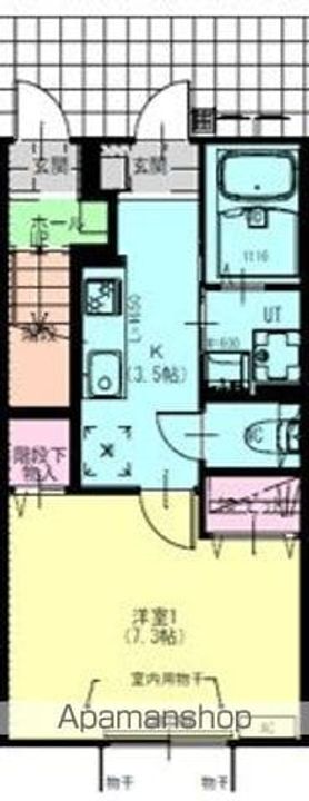 ディアコート盛岡Bの間取り
