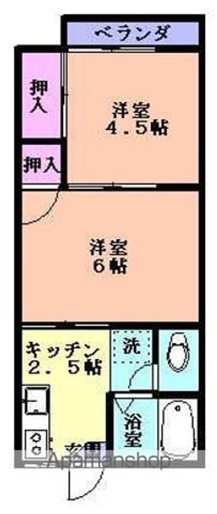 ハイツ寺崎204の間取り