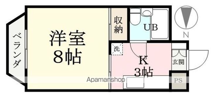 コーポ若草205の間取り