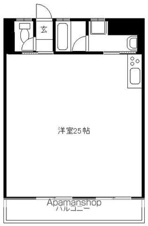神奈川県横浜市青葉区藤が丘2丁目の賃貸マンションの間取り