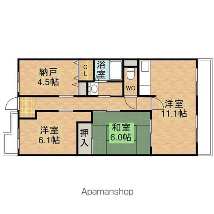 クレセール和泉の間取り