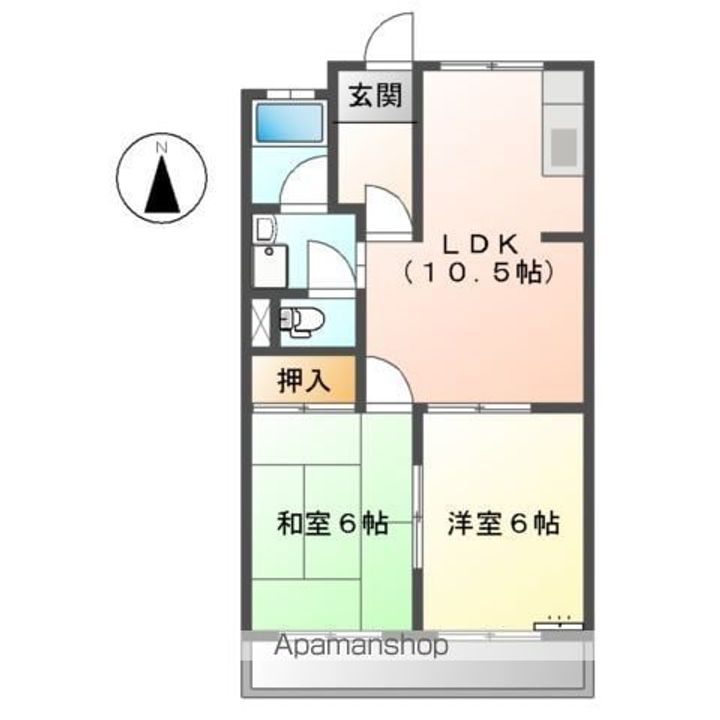 メゾンエクセルの間取り