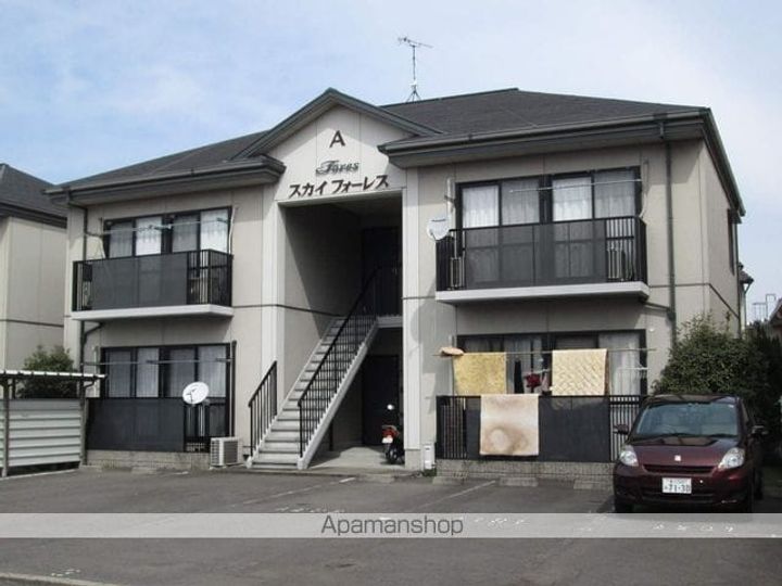 スカイフォーレス A棟の外観