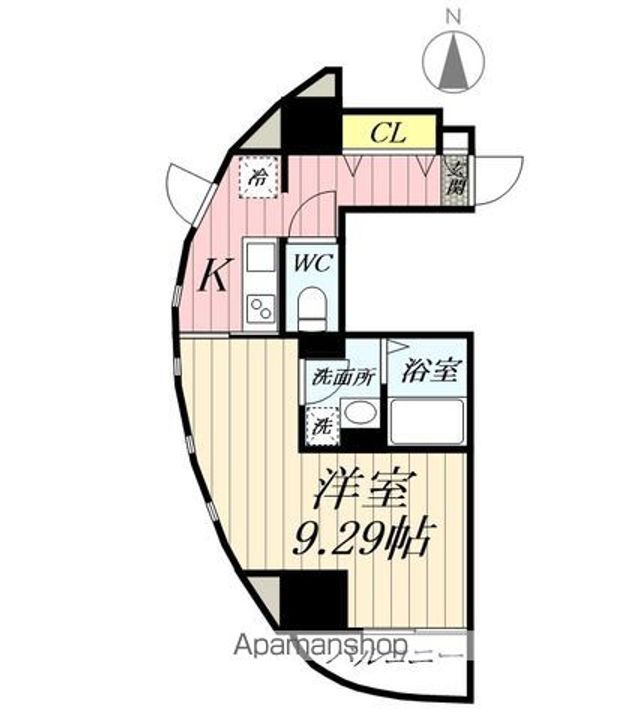 埼玉県越谷市レイクタウン5丁目の賃貸マンションの間取り