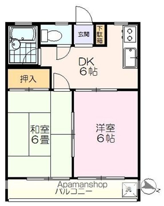 ルミネA303の間取り