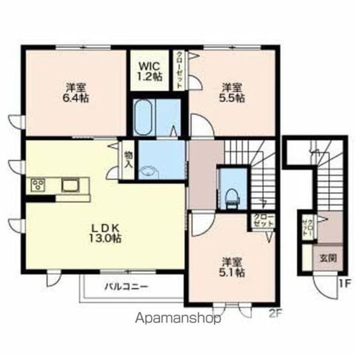 CORTE DEL SOLE C棟の間取り