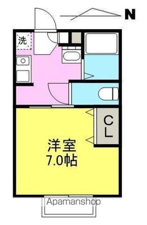 セブン・ツー・ワン元山202の間取り