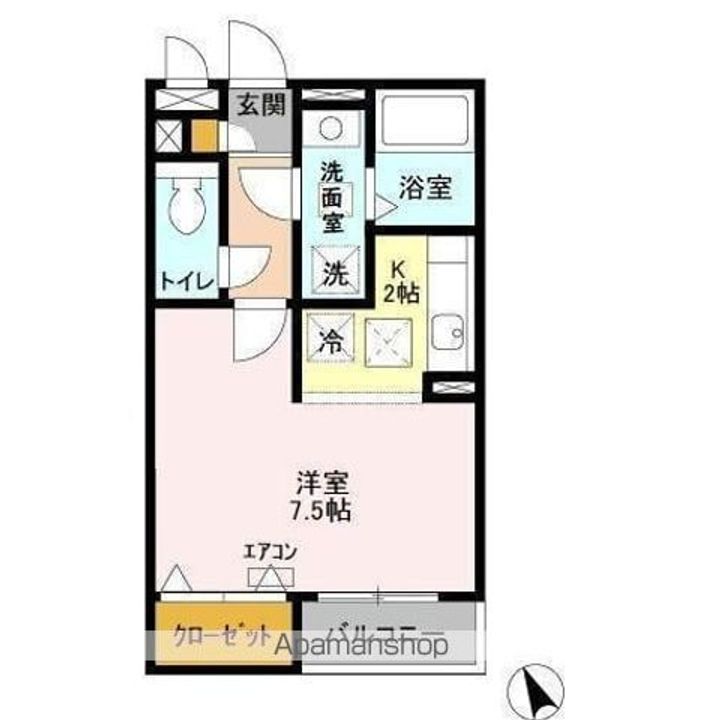 アプローズ馬橋の間取り