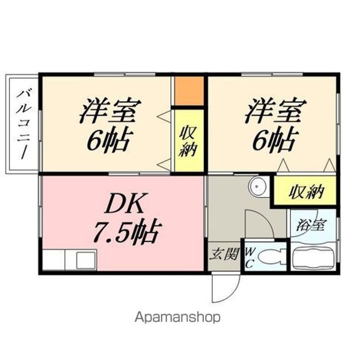 エムズコート妹尾の間取り