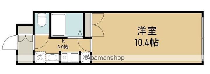 やんぐぐれーす松陰の間取り