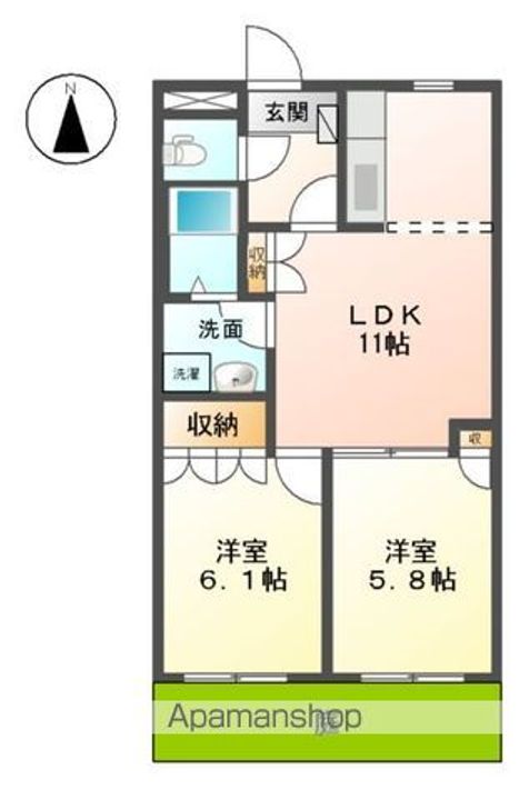 オータム めぐみの間取り