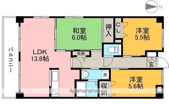 リヴィエール大高の間取り