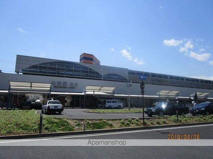 群馬県太田市新田村田町の賃貸アパートの周辺