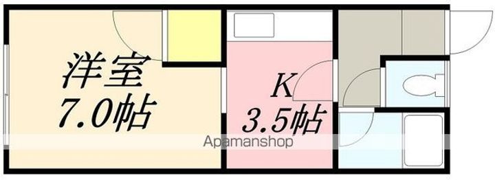 シャルム七重浜の間取り